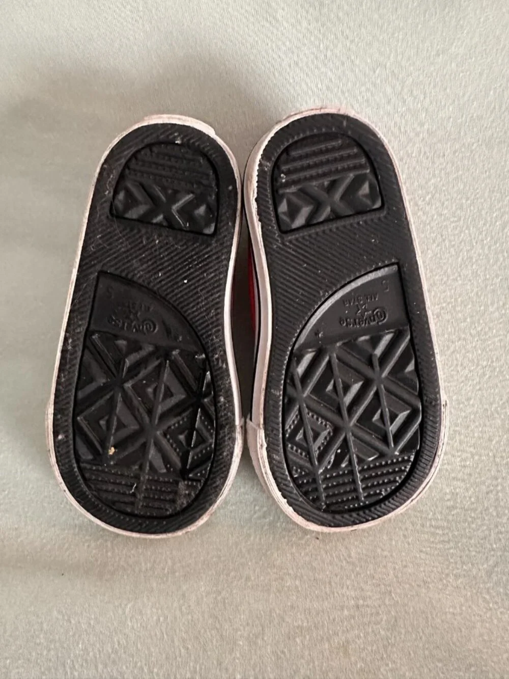 Converse - All Star Red Velcro Toddler Sneakers - Great Condition!